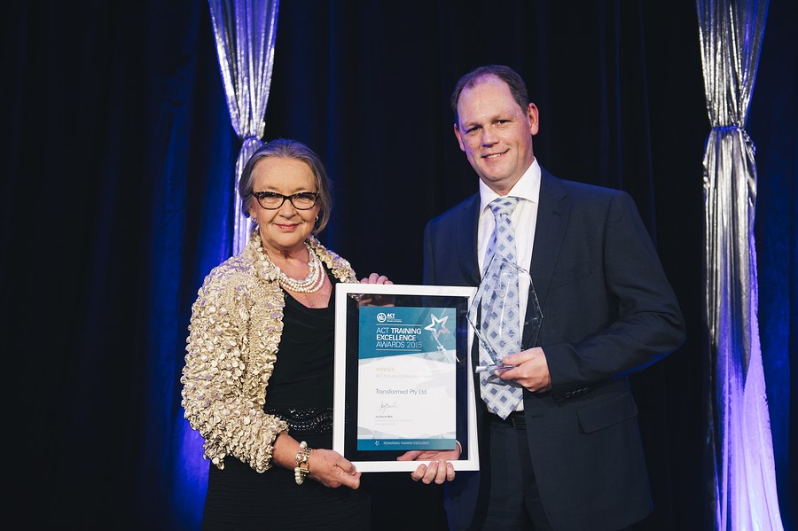 Transformed wins ACT Training Excellence Award 2015 – Industry Collaboration – IAGDP Program