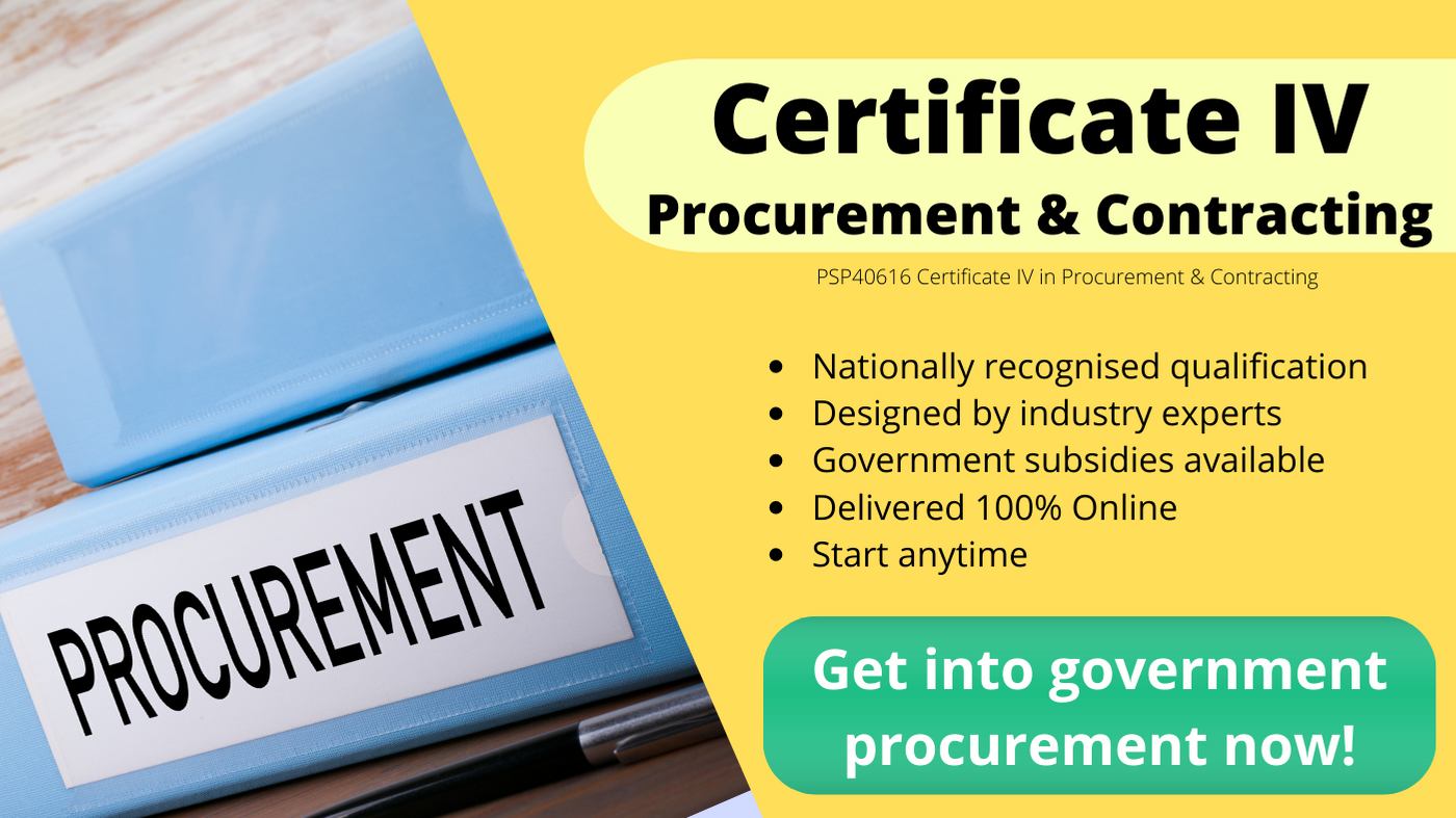 Certificate IV in Procurement and Contracting