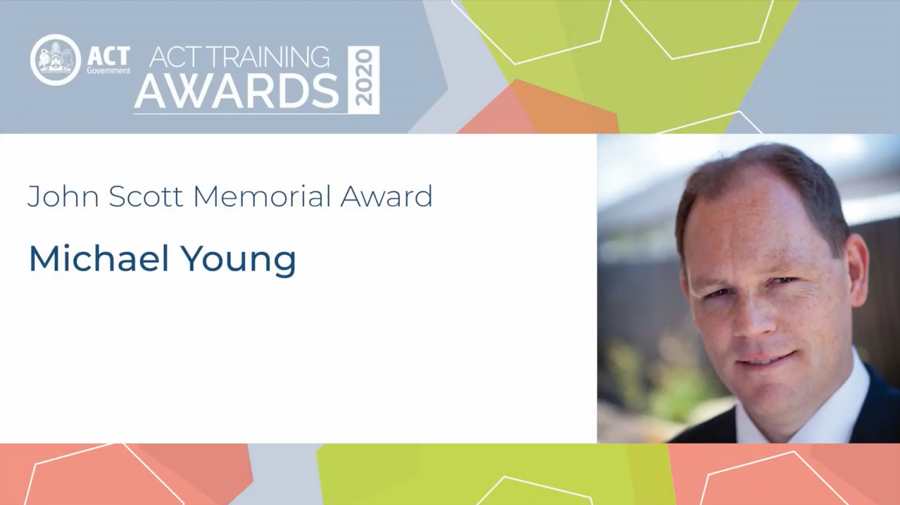 2020 John Scott Memorial Award winner Michael Young